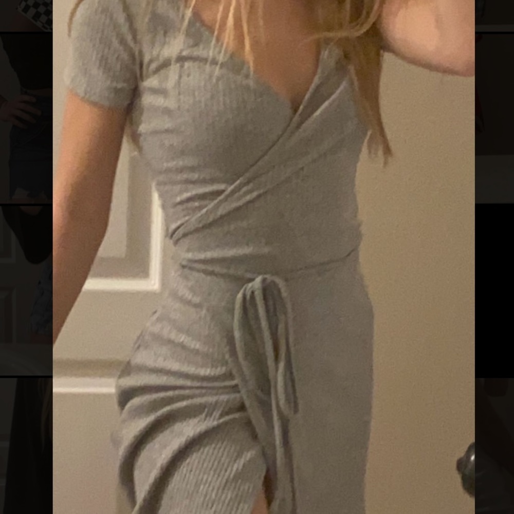 Supre grey wrap dress